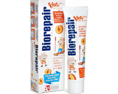 Biorepair Kids Peach Зубная паста с экстрактом персика для детей от 0 до 6 лет 50 мл