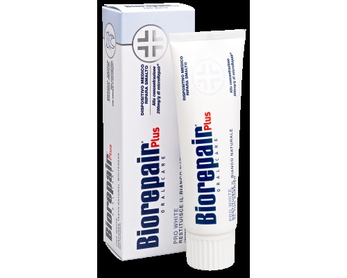 Biorepair Plus PRO White Зубная паста, сохраняющая белизну 75 мл